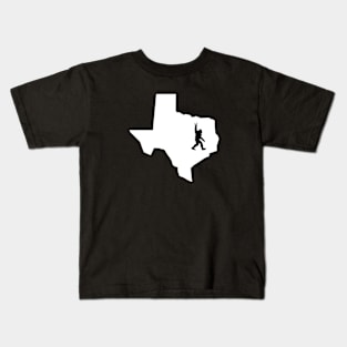 Texas Bigfoot Sighting Kids T-Shirt